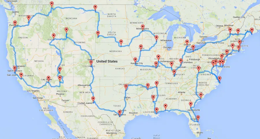 Optimal U.S. Road Trip Itinerary – Part Two